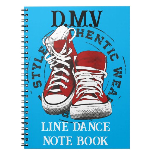 LINE DANCE NOTITIEBOEK (Voorkant)