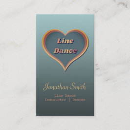 Line dance Studio instructor Visitekaartje
