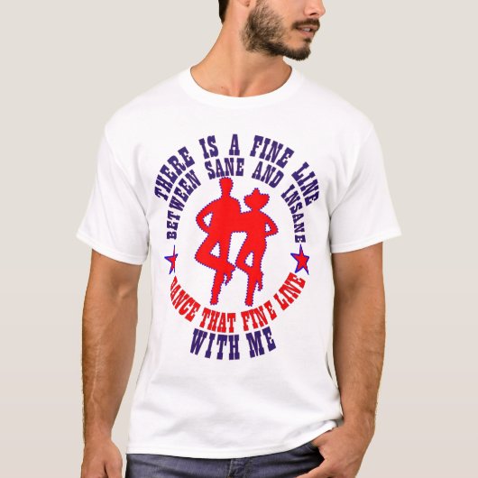 LINE DANCE T-SHIRT (Voorkant)