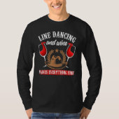 Line Dance Wine Country Line Dansation T-shirt (Voorkant)