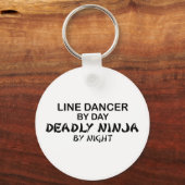 Line Dancer Deadly Ninja bij nacht Sleutelhanger (Voorkant)