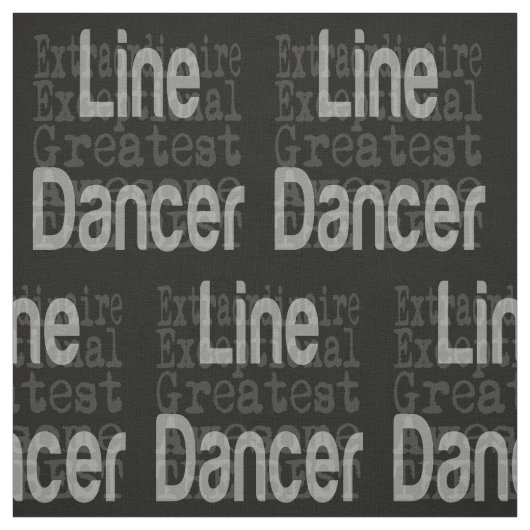 Line Dancer Extraordinaire Stof (Swatch)