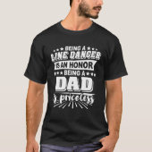Line Dancer Father Line Dancing  2 T-shirt (Voorkant)
