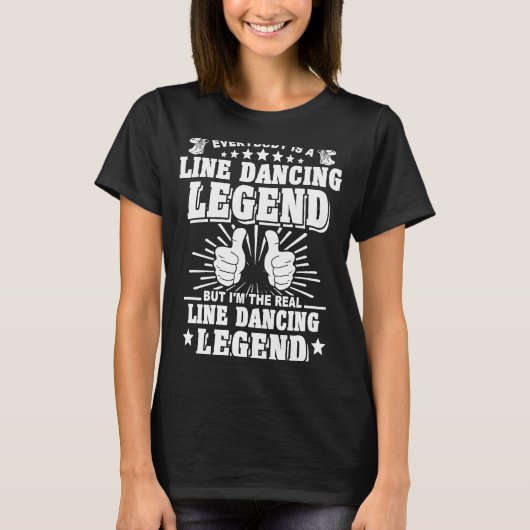 Line Dancer Line Dansing Line Dance 5 T-shirt (Voorkant)
