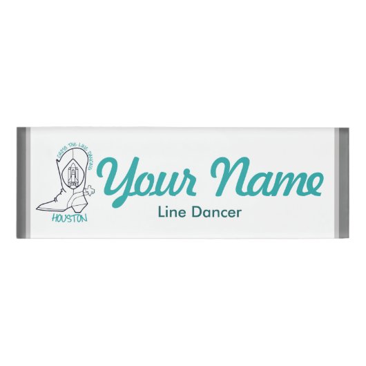 Line Dancer Name Tag (Voorkant)