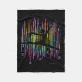 Line Dancer (v1) Fleece Deken (Voorkant)