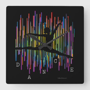 Line Dancer (v1) Vierkante Klok