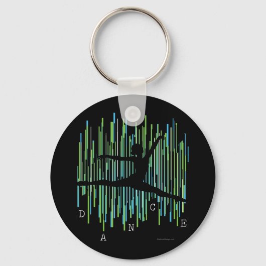 Line Dancer (v2) Sleutelhanger (Voorkant)