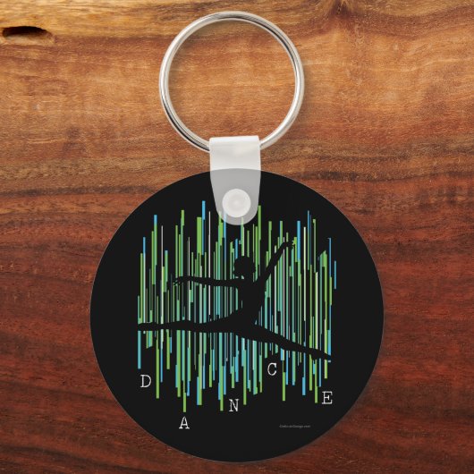 Line Dancer (v2) Sleutelhanger (Voorkant)