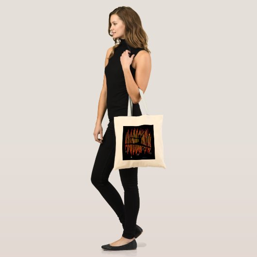 Line Dancer (v3)-Canvas tas (Voorkant (model))