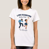 Line Dancing Cowboy en Cowgirl T-shirt (Voorkant)