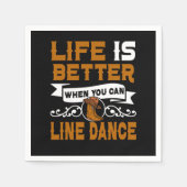 Line Dancing Dance Servet (Voorkant)