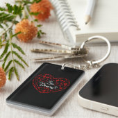 Line Dancing Dance Teacher Group Choreograaf Sleutelhanger (Voorkant Rechts)