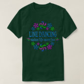 Line Dancing Fun  T-shirt (Design voorkant)