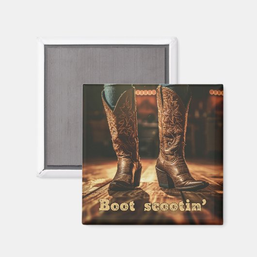 Line Dancing Gift Magneet (Voorkant / Achterkant)