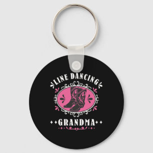 Line Dancing Grandma Line Dancer Country Music Sleutelhanger