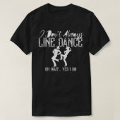Line Dancing Group Dance Dancer Funny Coun T-shirt (Design voorkant)