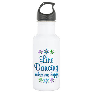 Line Dancing Happy Waterfles