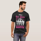 Line Dancing Het is een line dance ding dat je nie T-shirt (Voorkant volledig)