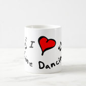 Line Dancing I Heart-Love Gift Koffiemok (Center)