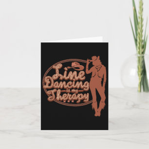 Line Dancing is My Therapy Country Music Line Danc Kaart