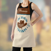 Line Dancing Is My Therapy Funny Dance Monogram Schort