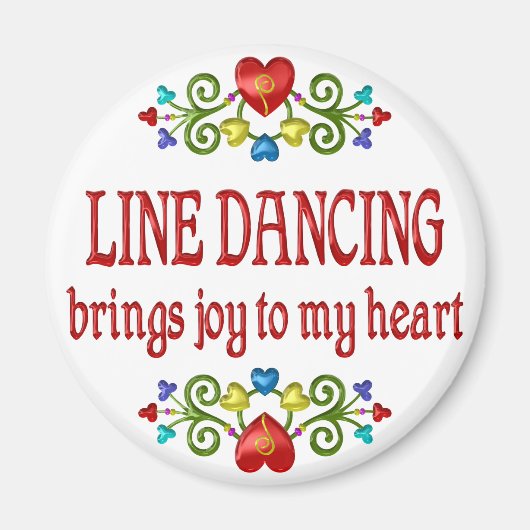 Line Dancing Joy Magneet (Voorkant)