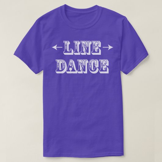 Line Dancing Land Westerne Muziek Gift 2 T-shirt (Design voorkant)