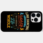 Line Dancing levenslange danser cadeau voor dans Case-Mate iPhone Case (Achterkant (horizontaal))
