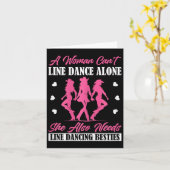 Line Dancing Line Dance 3 Kaart (Gele Bloem)