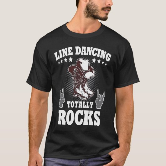 Line dancing Line Dancer Line Dance 1 T-shirt (Voorkant)