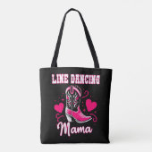 Line Dancing Mama Gift Tote Bag (Achterkant)