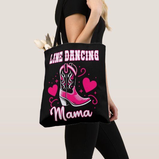 Line Dancing Mama Gift Tote Bag (Dichtbij)