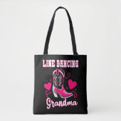 Line Dancing Oma Gift Tote Bag (Voorkant)