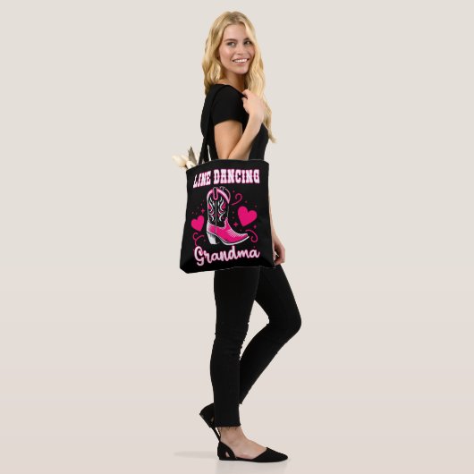 Line Dancing Oma Gift Tote Bag (Op model)