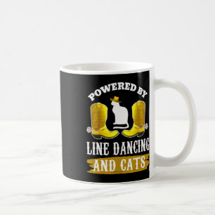 Line Dancing Shirt Funny Cat Lover Country Music L Koffiemok