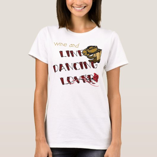 Line Dancing T-shirt (Voorkant)