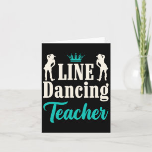 Line Dancing Teacher Kaart