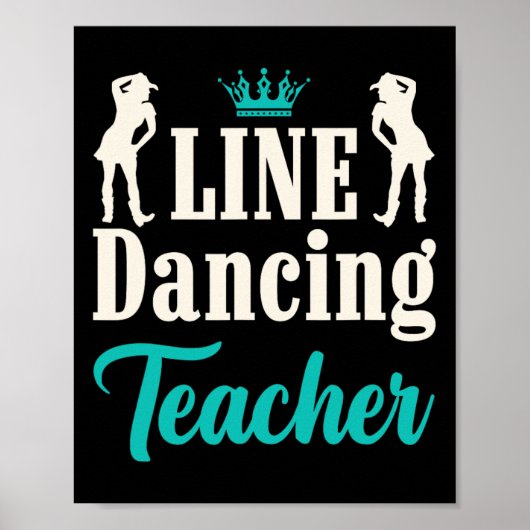 Line Dancing Teacher Poster (Voorkant)