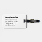 Line Dancing Travel Gift Cowboy laarzen gepersonal Bagagelabel (Achterkant horizontaal)