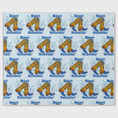 Line Dancing Western Cowboy Boots Boot Scootin' Cadeaupapier (Vlak)