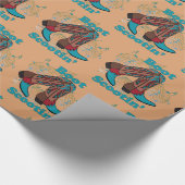 Line Dancing Western Cowboy Boots Boot Scootin' Cadeaupapier (Hoek)