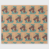 Line Dancing Western Cowboy Boots Boot Scootin' Cadeaupapier (Vlak)