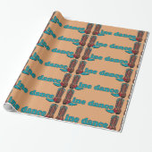 Line Dancing Westerne Cowboy laarzen Cadeaupapier (Uitgerold)