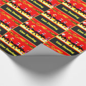 Line Dancing Westerne Groep Rood Zwart Geel Cadeaupapier (Hoek)