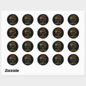 Line Dansed Choreographed Dance Teacher Group Dan Ronde Sticker (Vel)