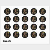 Line Dansend Choreographed Group Dancer Teac Ronde Sticker (Vel)