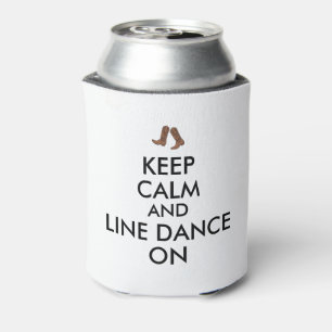 Line Dansende Gift Keep Calm Dancer Cowboy Boots Blikjeskoeler