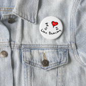 Line Dansende Gifts - I Heart Line Dancing Ronde Button 5,7 Cm (In situ)