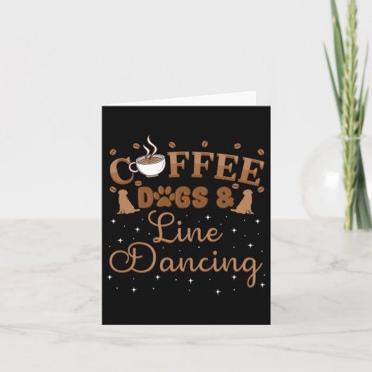 Line Dansgroep Dance Teacher Dancer Choreograp Kaart (Voorkant)